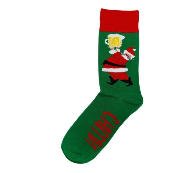 Christmas Socks Santa Chillin - Mad Socks Australia