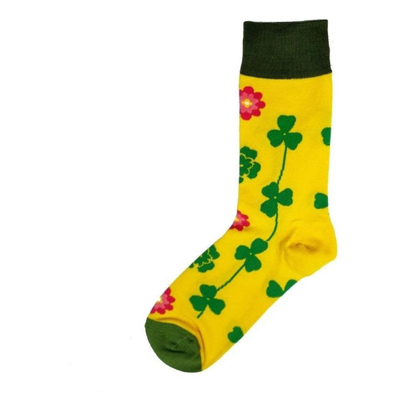 Floral Socks Shamrock - Mad Socks Australia
