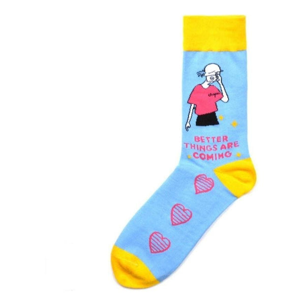 Meme Socks Better Things Are Coming - Mad Socks Australia