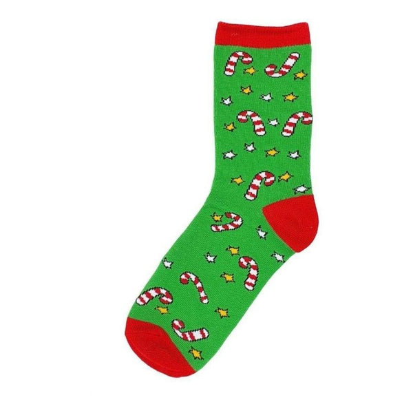 Christmas Socks Candy Canes - Mad Socks Australia