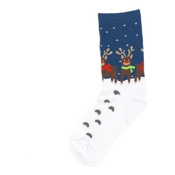 Christmas Socks Three Reindeers - Mad Socks Australia