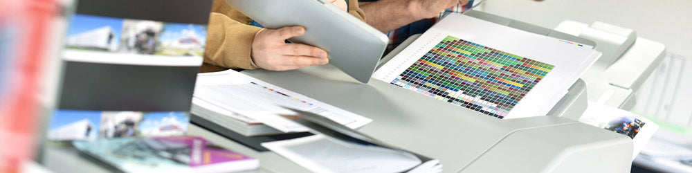 Printing colored documents on an office printer