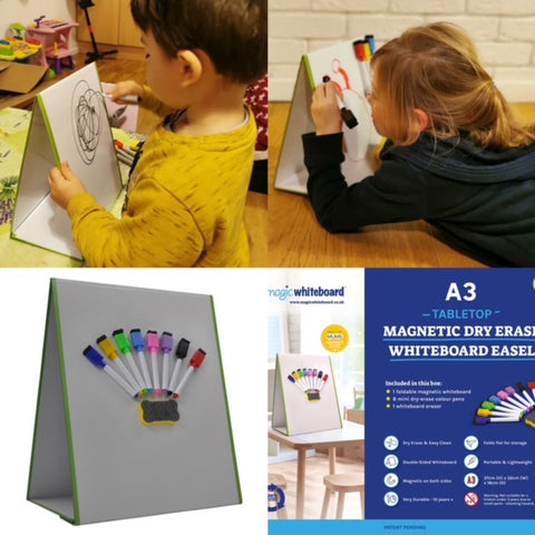 Children's Tabletop Magnetic Whiteboards