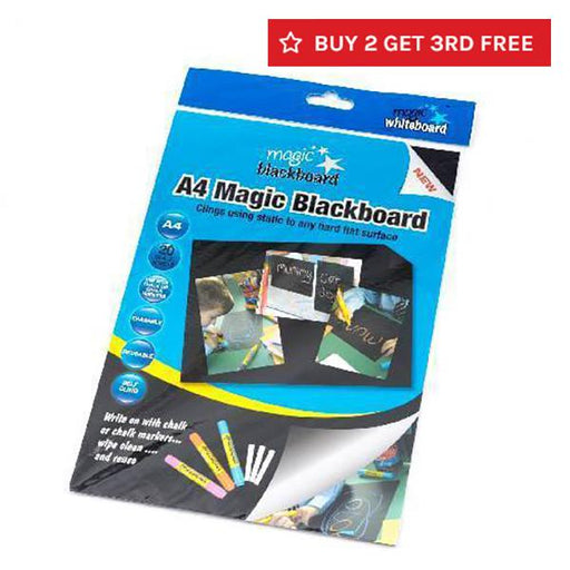 Magic Whiteboard Sticky Notes Pad WHITE 50 Sheets (4”x4”) Portable