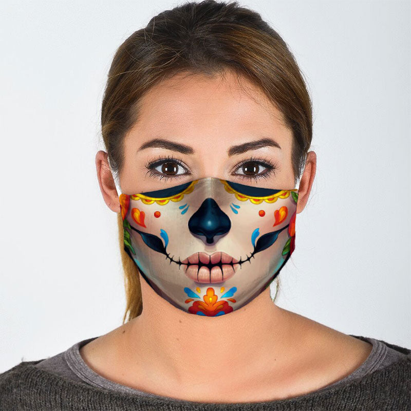 DAY OF THE DEAD FACE MASK - ALYCANDY