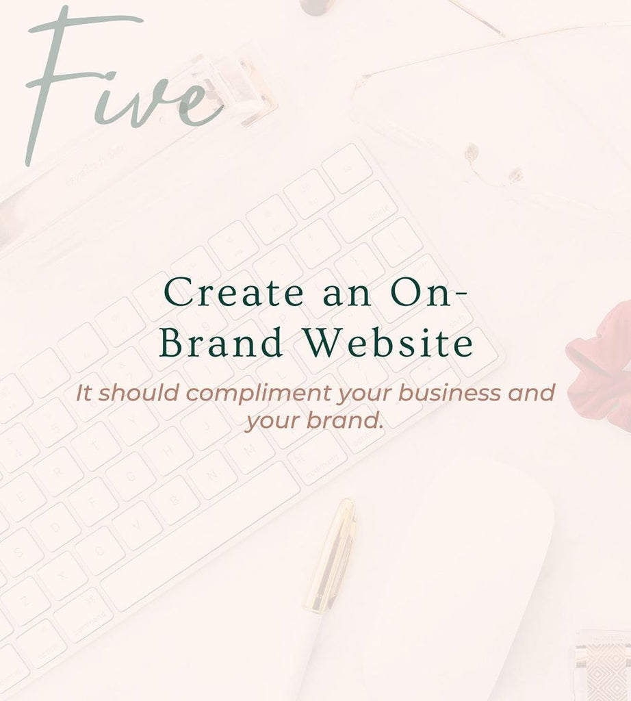 Create On-Brand Website