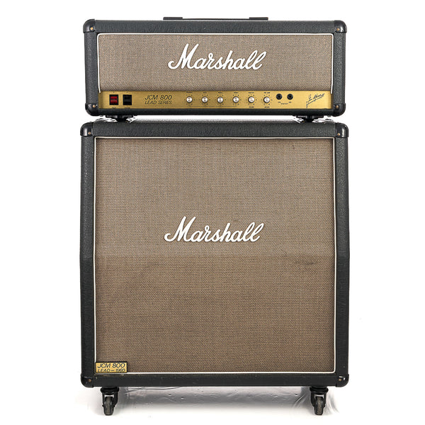 Marshall 1986 JCM 800 MKII Master Model 50 Watt Lead Series 2204 and 4x12  1960A Cabinet.