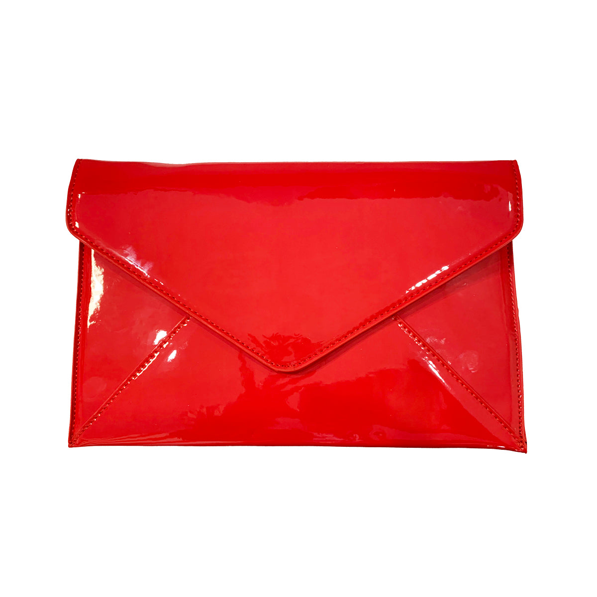 patent leather clutch