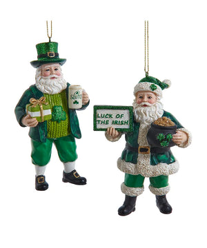 Irish Santa Ornament - Mia's Christmas Gallery