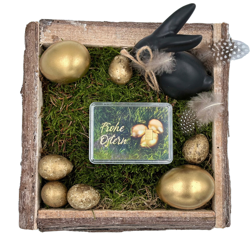 Goldbarren zu Ostern verschenken