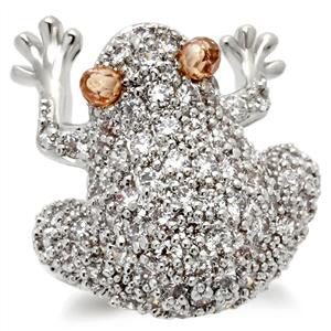 The Froggy CZ Coctail Ring