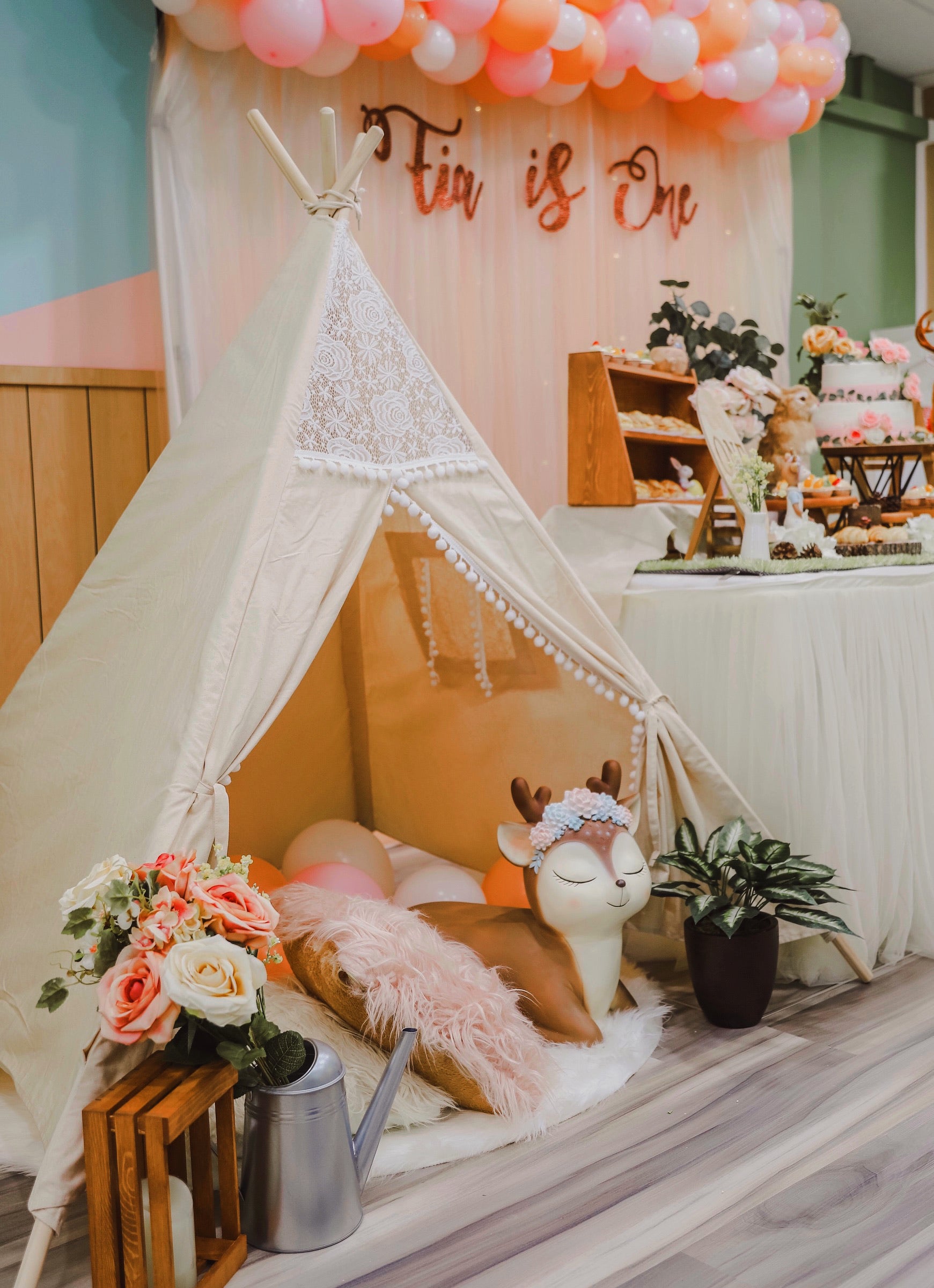 Rustic Lace Teepee Tent* – Style It Simply