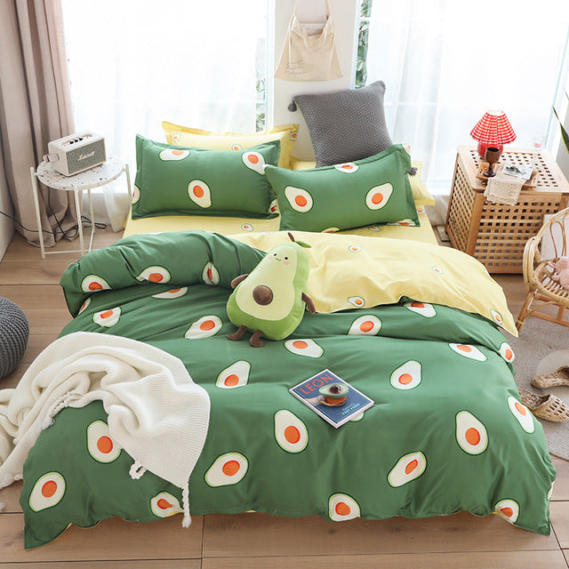 Hot Sale Bedding Sets Duvet Cover3 4pcs Cartoon New Fashion Bed