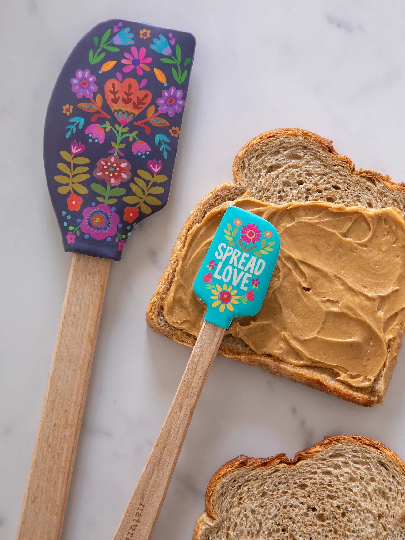 Folk Art Silicone Spatula Set