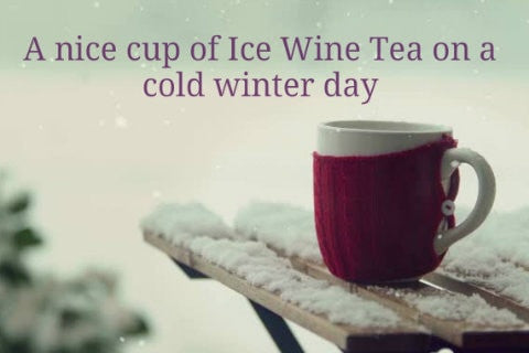 A hot cuppa of Ice Wine Tea