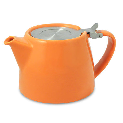 52oz. GLASS STOVETOP TEAPOT WITH INFUSER - PRE-ORDER – Orange