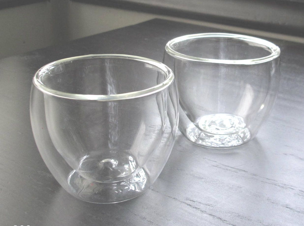 Heat Resistant Transparent Double Wall Glass Cup – Square Imports