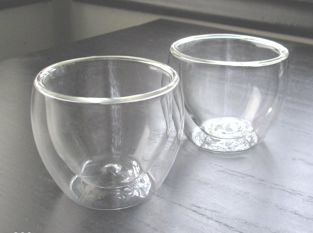 2pcs Clear Glass Cup, Modern Heat-Resistant Water Cup For Work