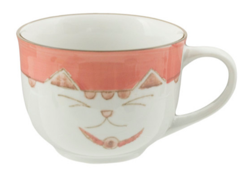 385ml/13oz Fat Panda Cup Lid with Ceramic Mug