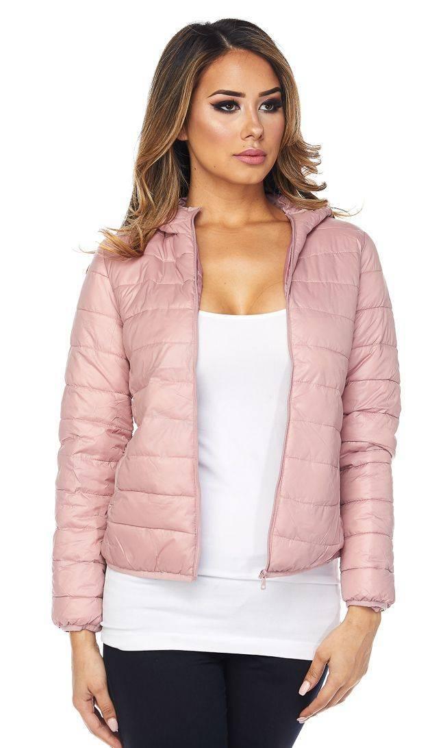Hooded Winter Bubble Jacket in Pink – SohoGirl.com