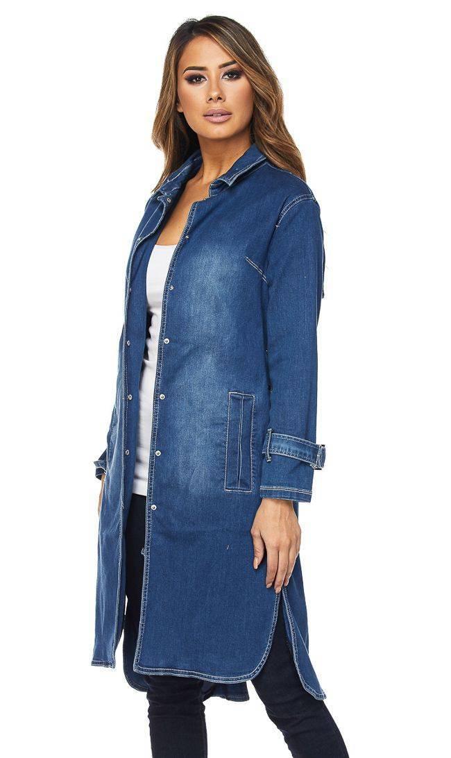 Judy Blue Denim Trench Coat (Plus Sizes Available) – SohoGirl.com