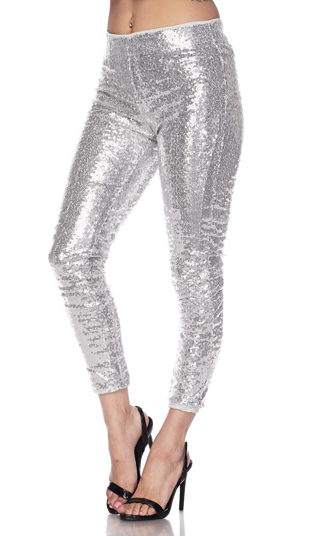 Silver Allover Sequin Party Pants – SohoGirl.com