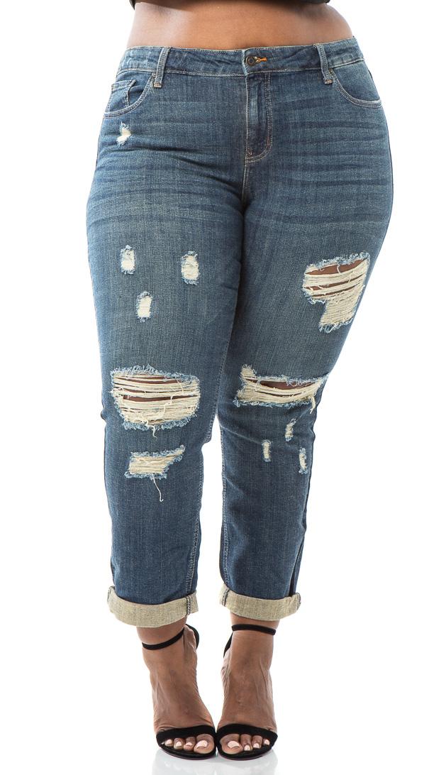 Plus Size Sasha Low rise Skinny Jeans - Dark Denim – SohoGirl.com