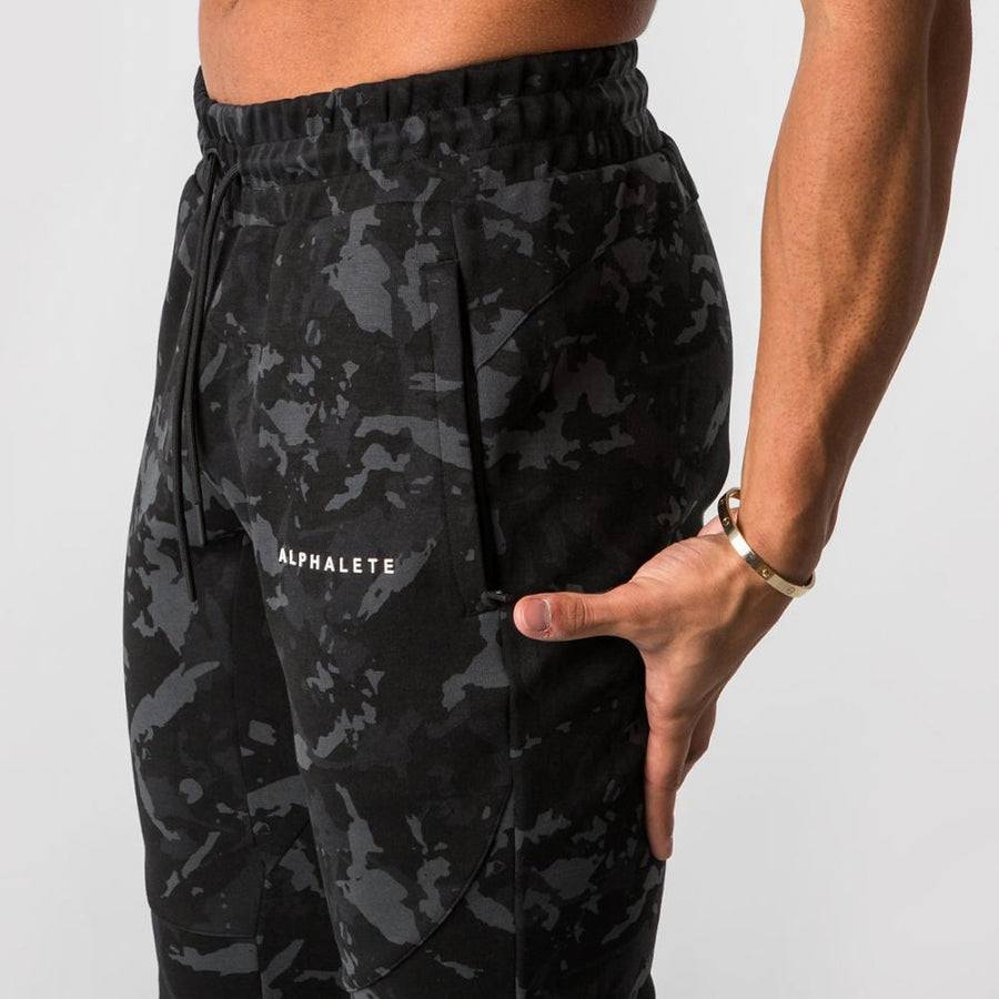 black camo joggers mens