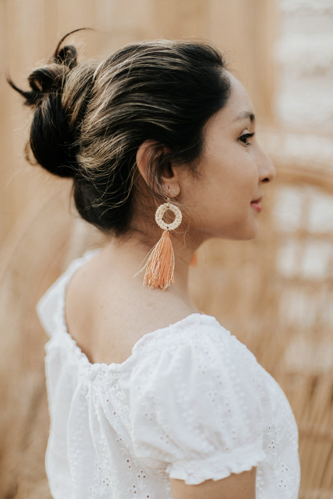 Maya Collection - Purni Rai Medallion Earrings – Revelry Boutique Gallery