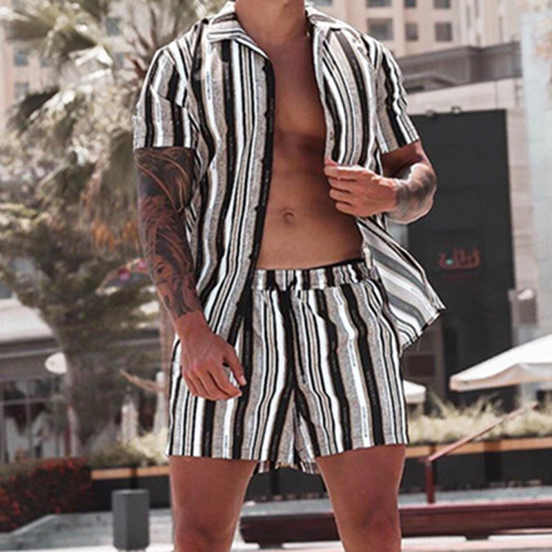 mens casual two piece outfits