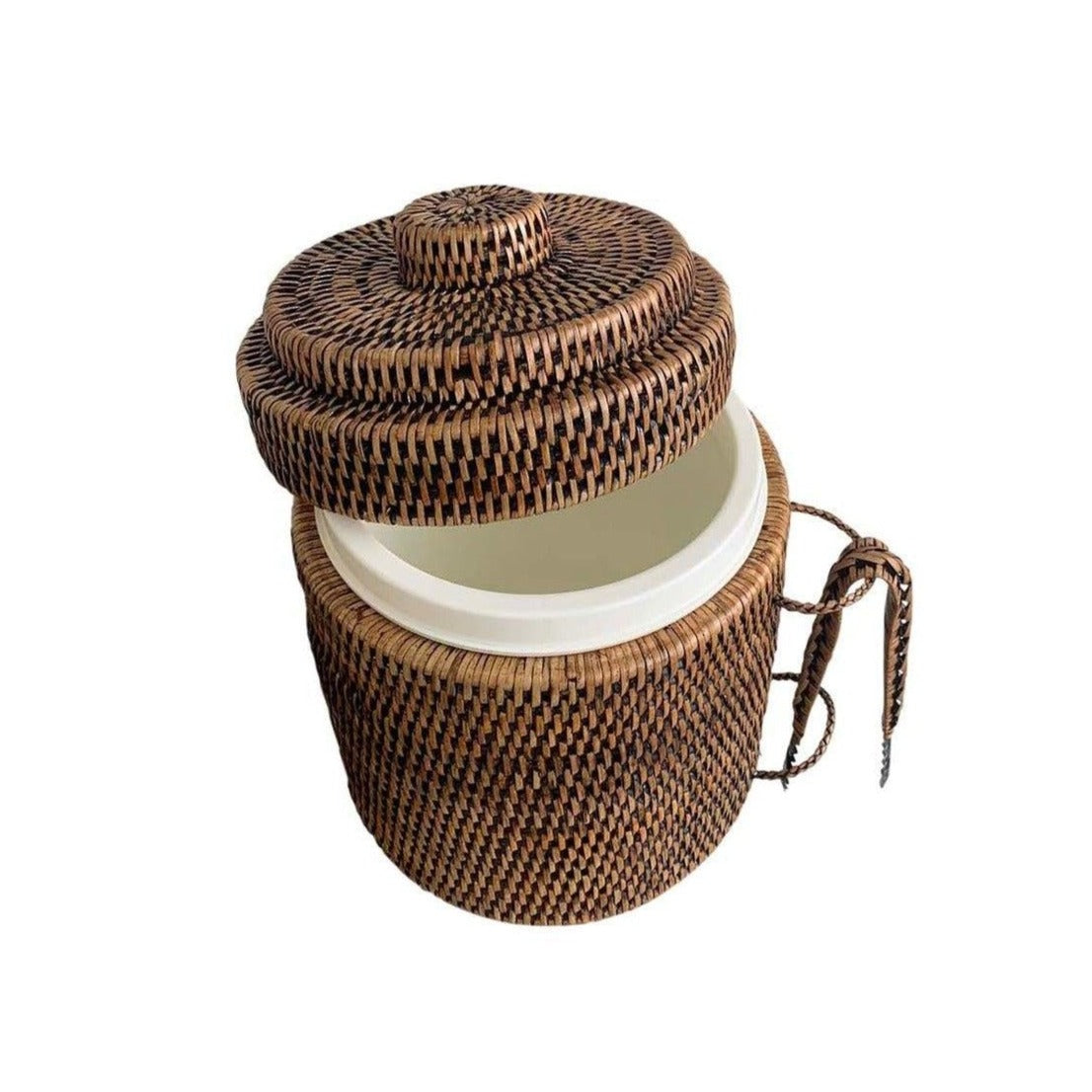 rattan ice bucket