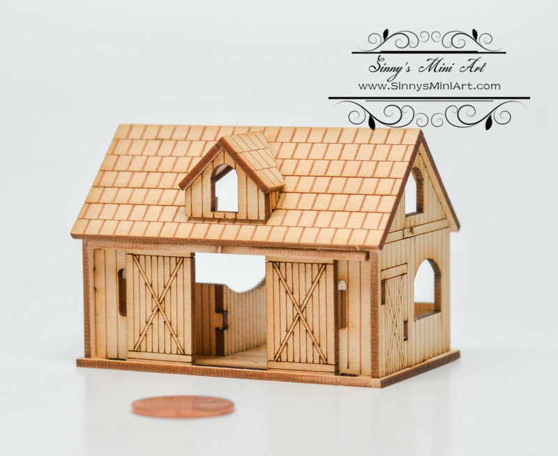 barn dollhouse kit