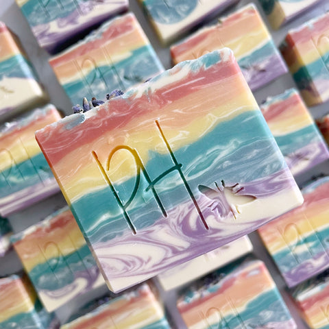 Plainville Homestead Pride soaps for Pride month