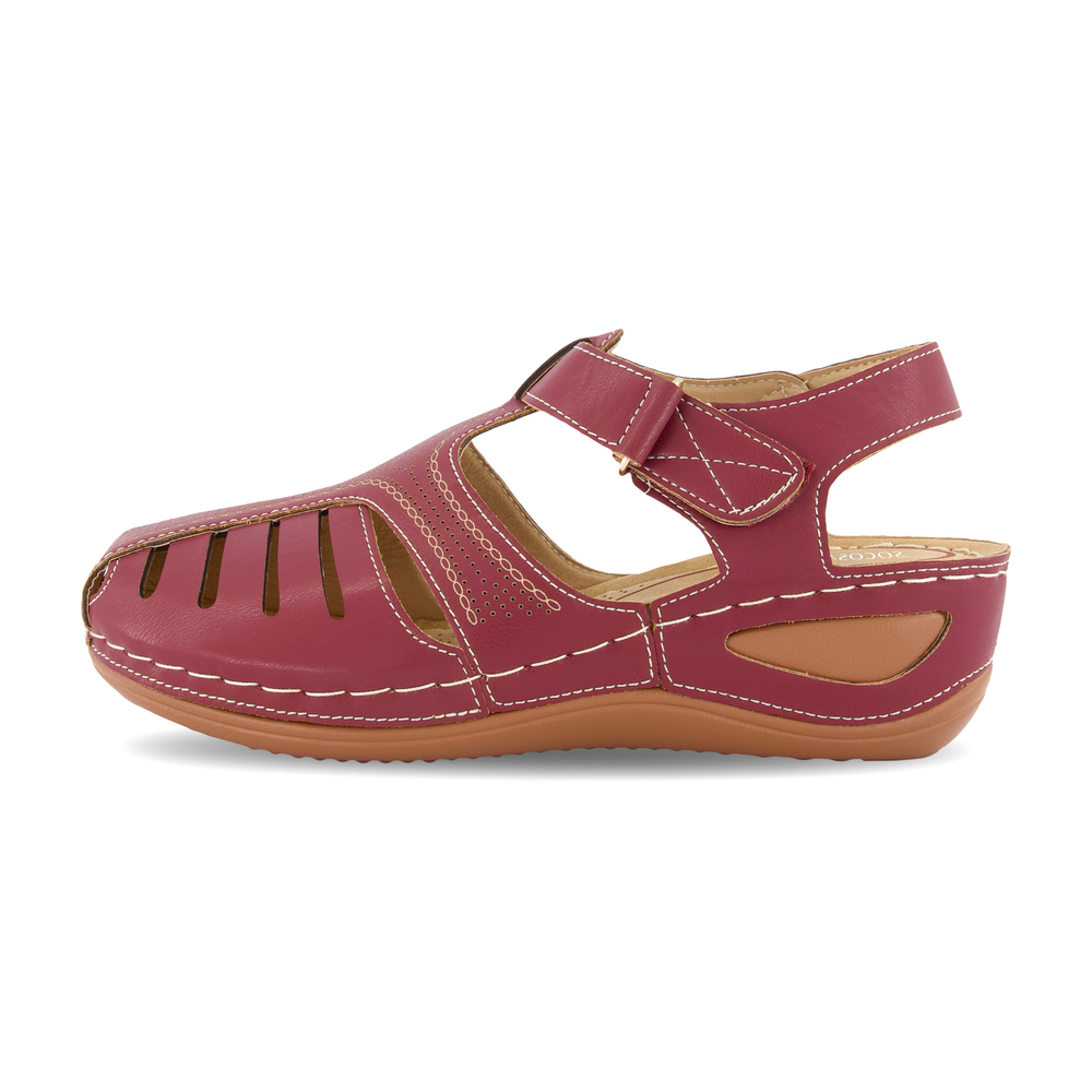 Lightweight Hook Loop Wedges Sandals – Soco Sands