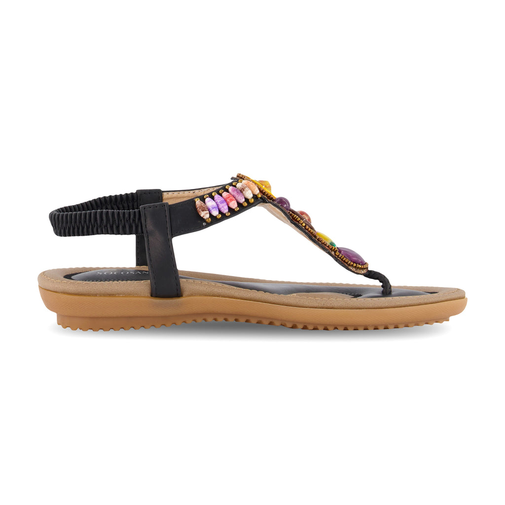 Bohemia Bead Style Herringbone Sandals – Soco Sands