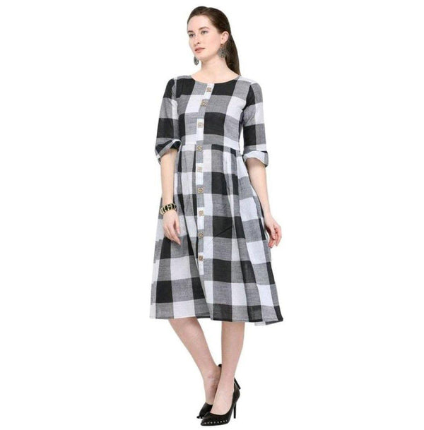 Gubotare Party Dress Girl Maxi Dress Kids Casual Buffalo Check Plaid Long  Sleeve Dresses with Pockets,Pink 6 Years - Walmart.com