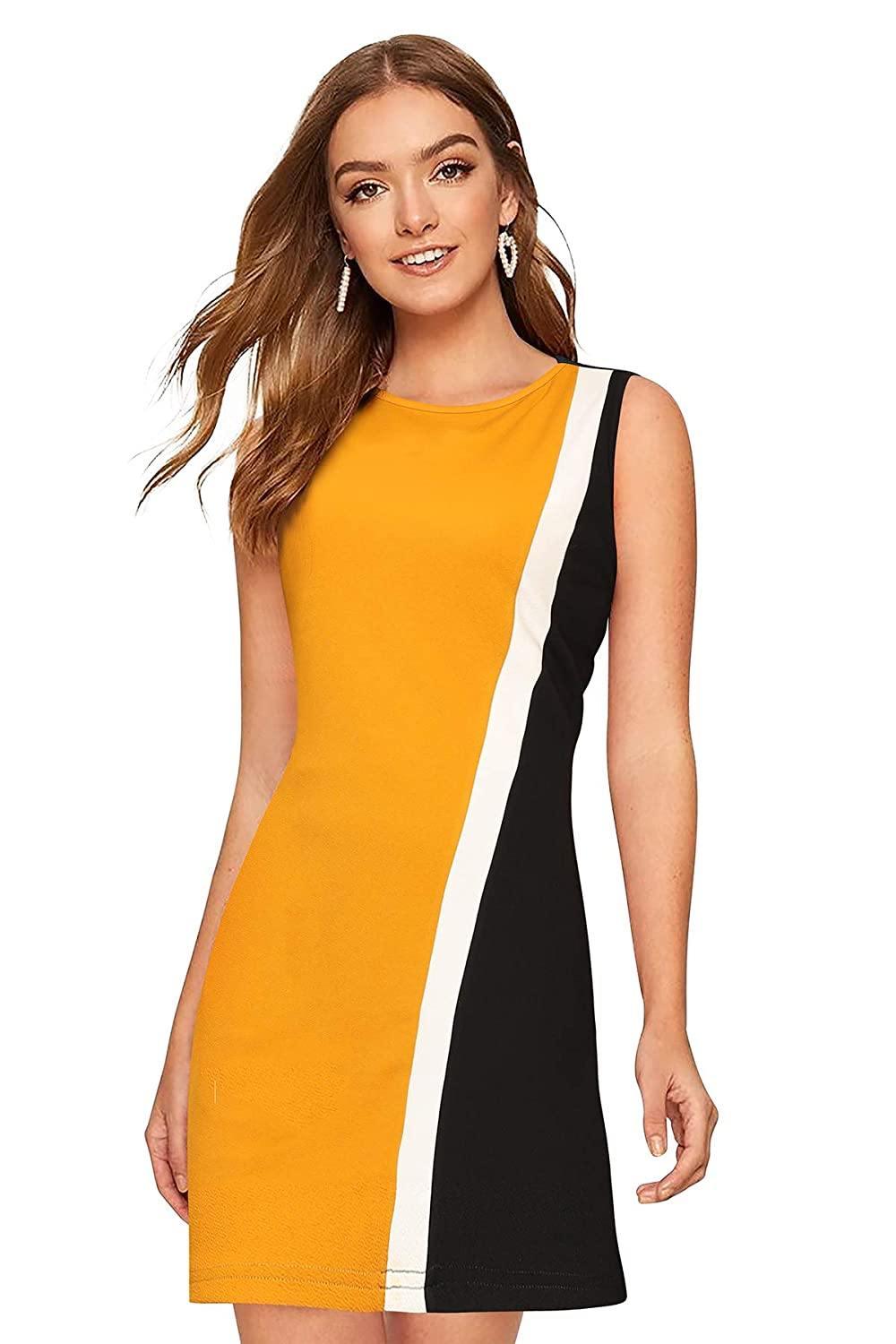 Buy online Women's Bodycon Striped Dress from western wear for Women by  Yaadleen for ₹500 at 62% off