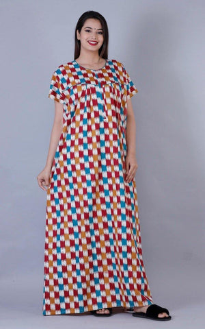 Ladies Cotton Printed Designer Nightgown at Rs 1499/piece in Mumbai | ID:  20203786230