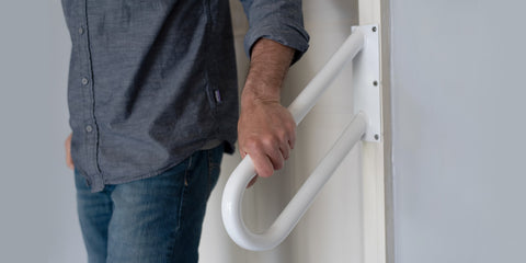 Handrails for Support in Icy Hazards for Elderly and Disabled