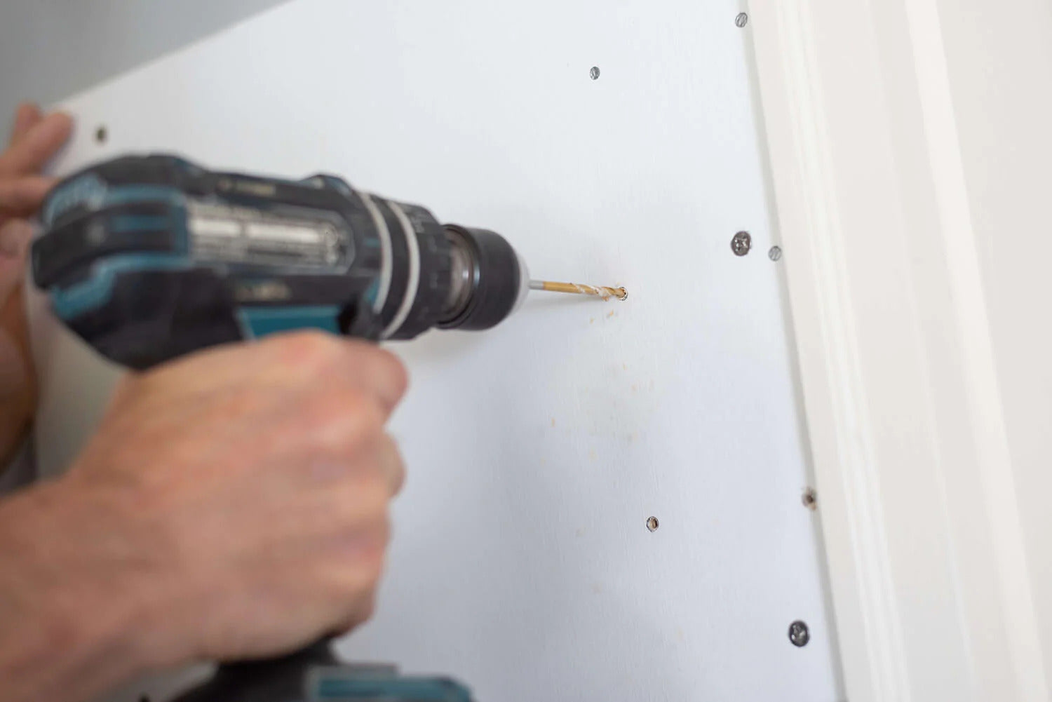 Drill holes for Wall Mount Handrail