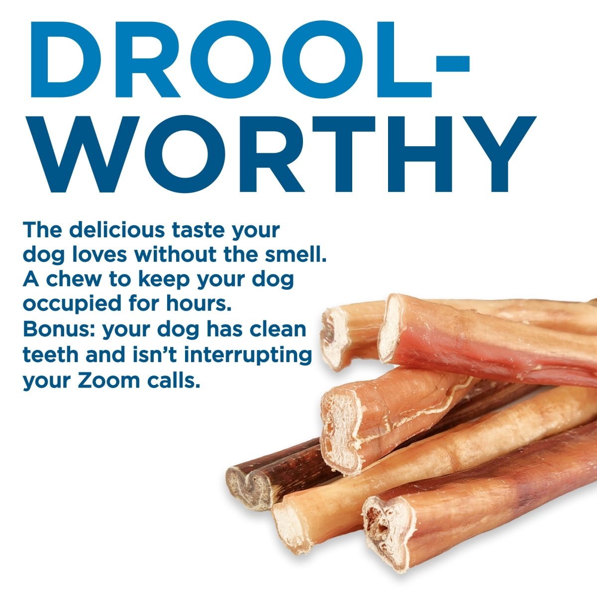 12-Inch Thick Odor-Free Bully Stick