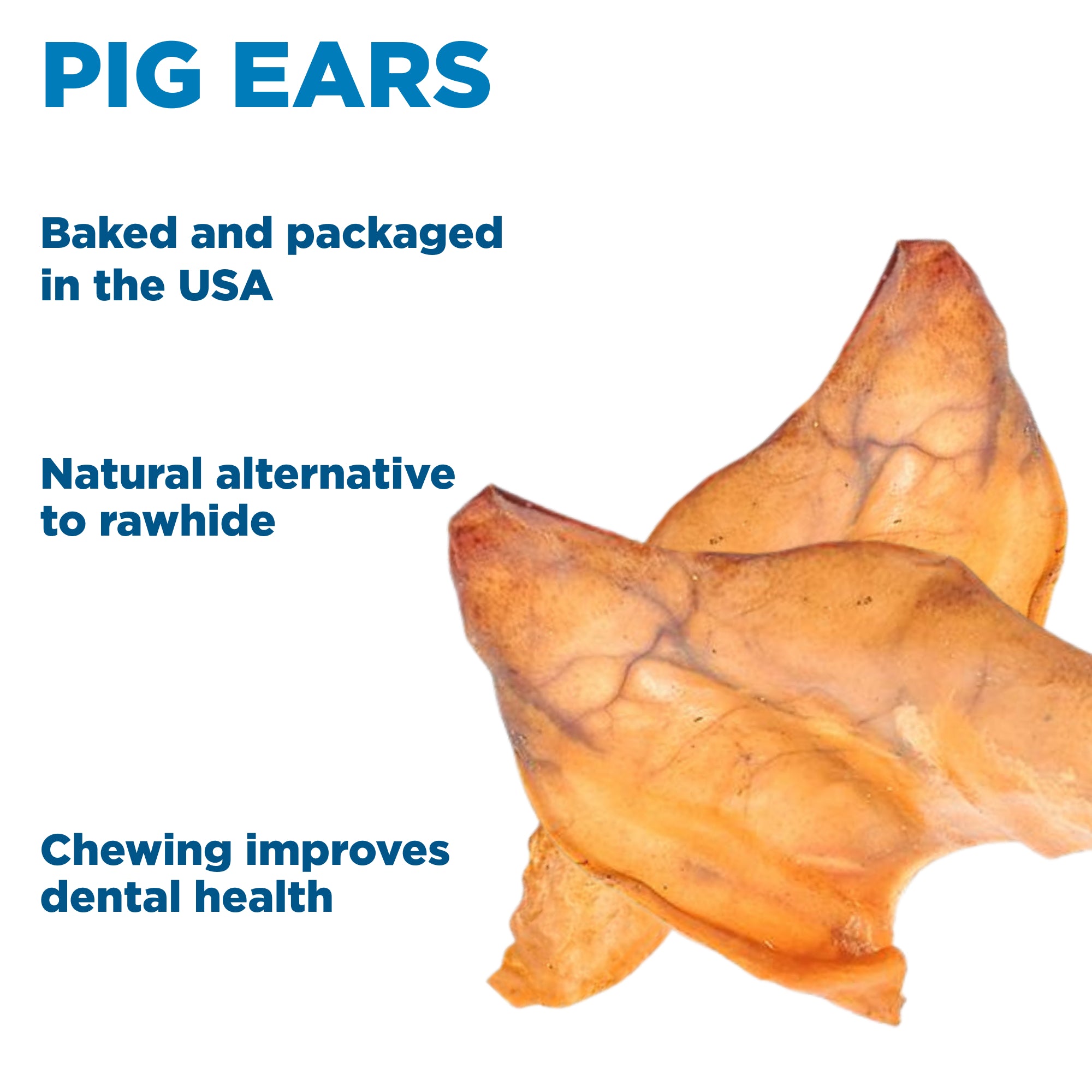 are pig ears better for a campeiro bulldog than rawhide ears