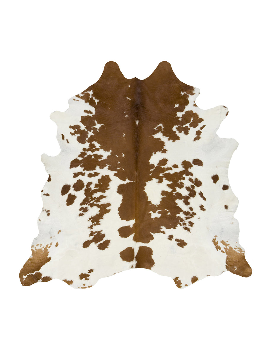 Brown And White Cowhide Rug Large Cowhide Imports