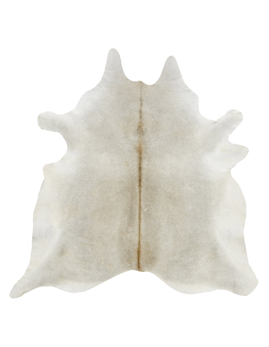 Gray Beige Solid Cowhide Rug L Cowhide Imports