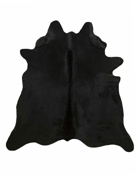 Solid Black Cowhide Rug - L – Cowhide Imports