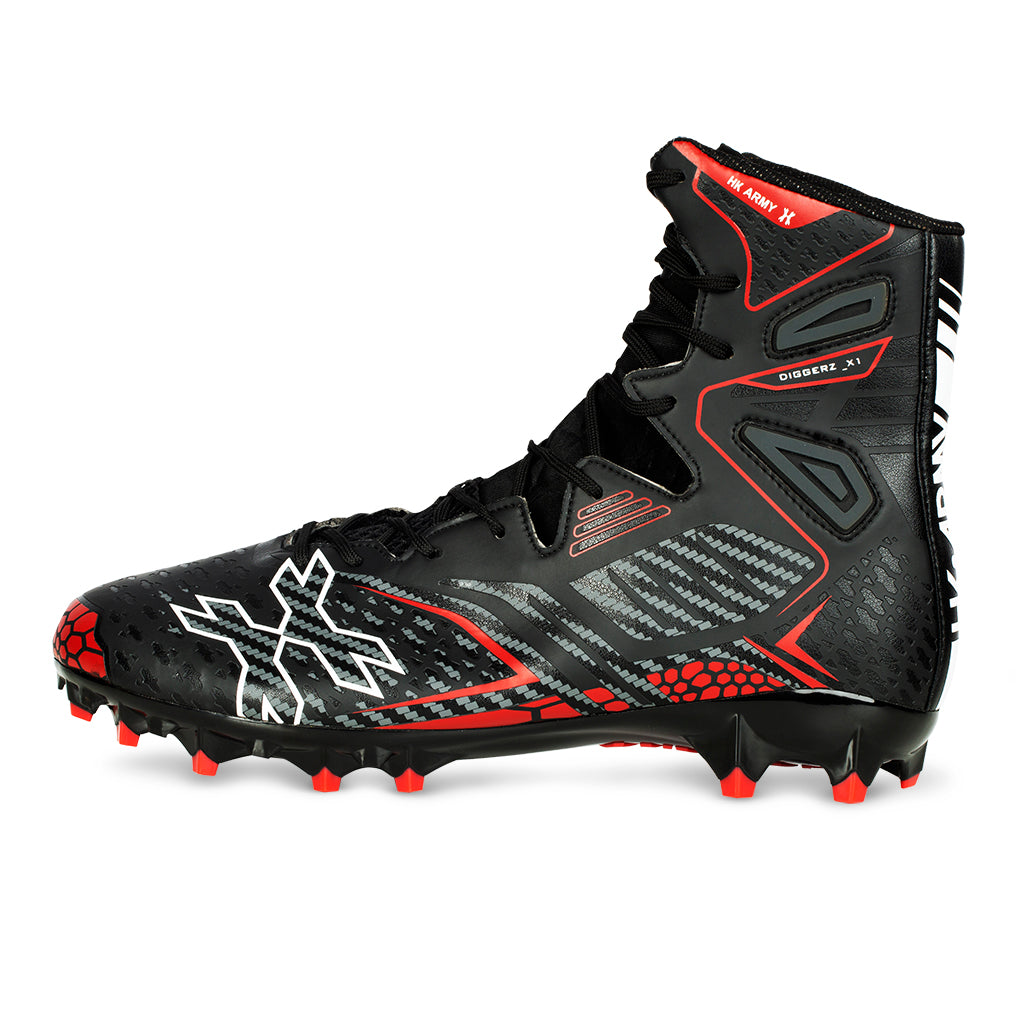 all red cleats football