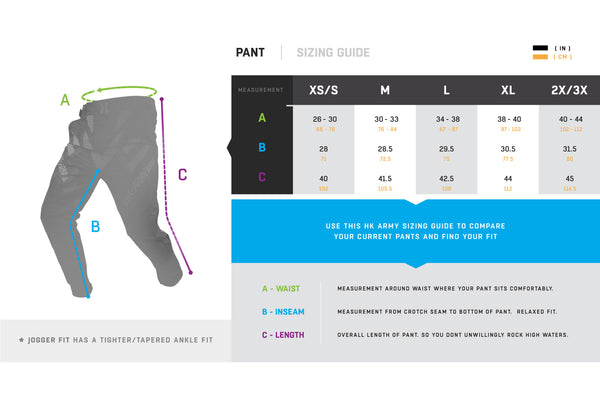 hk army freeline pants