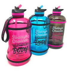 H2OCOACH - Today's Choices - Tomorrow's Body Half Gallon Water Bottle