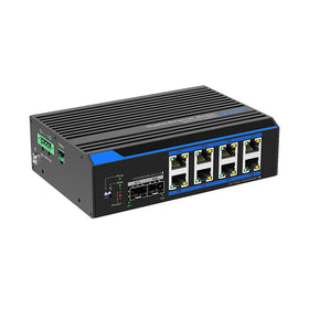 8-Port Gigabit POE Network Switch for Mobile Installations (DC12V-48V –