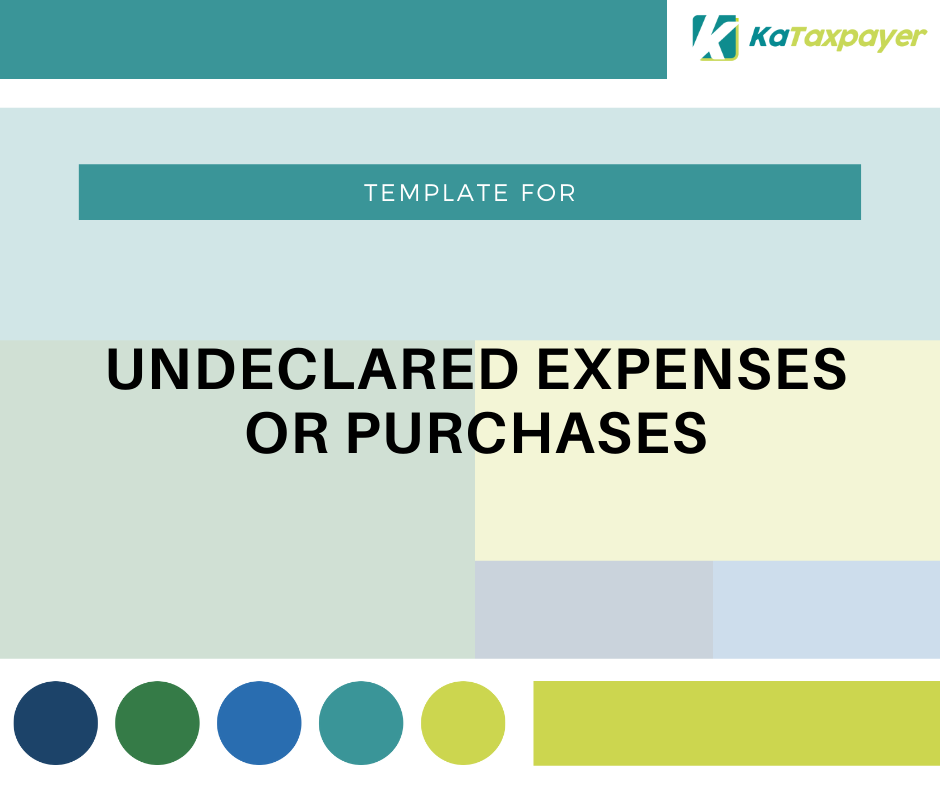 Undeclared Expenses or Purchases - Emelino T Maestro
